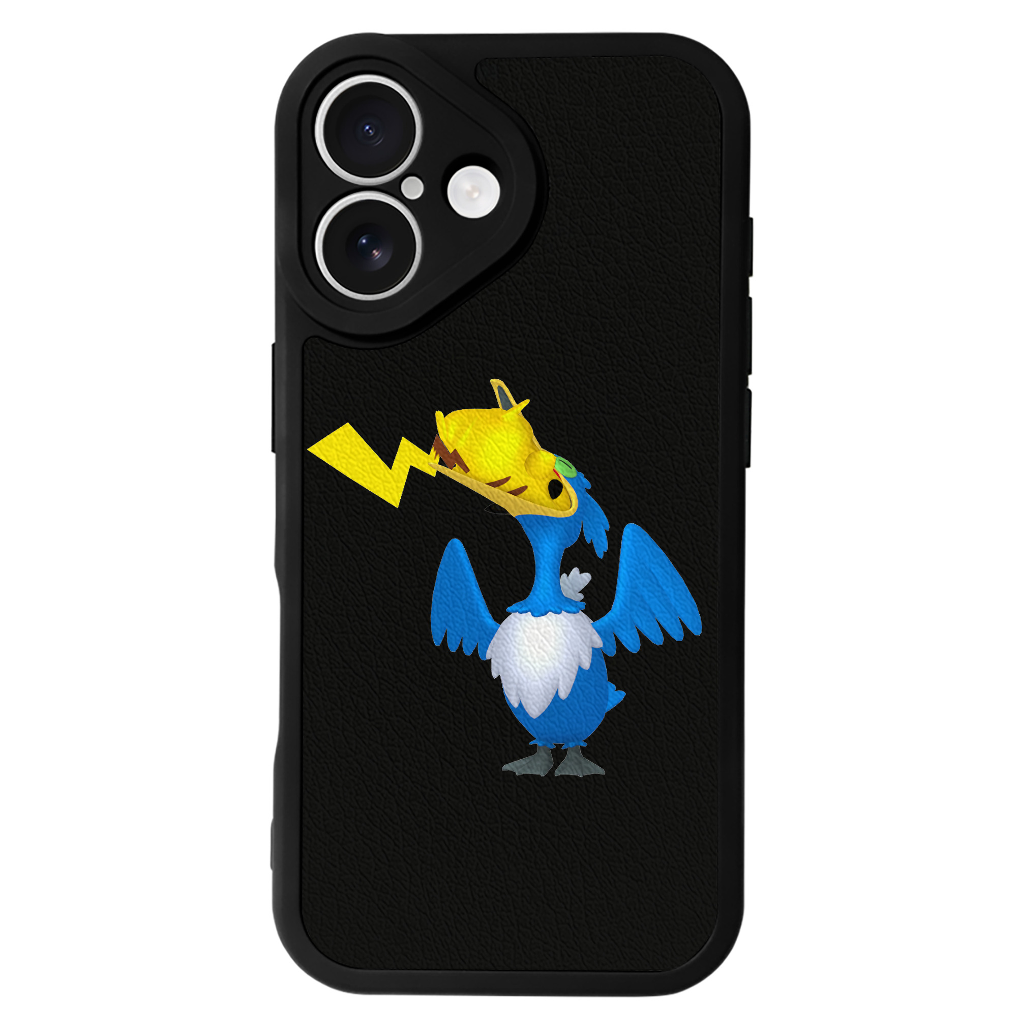 （画像用） ポケットモンスター Pokémon 【iPhone 16シリーズ対応】シリコンスマホケース（レザー調） 材質：シリコン